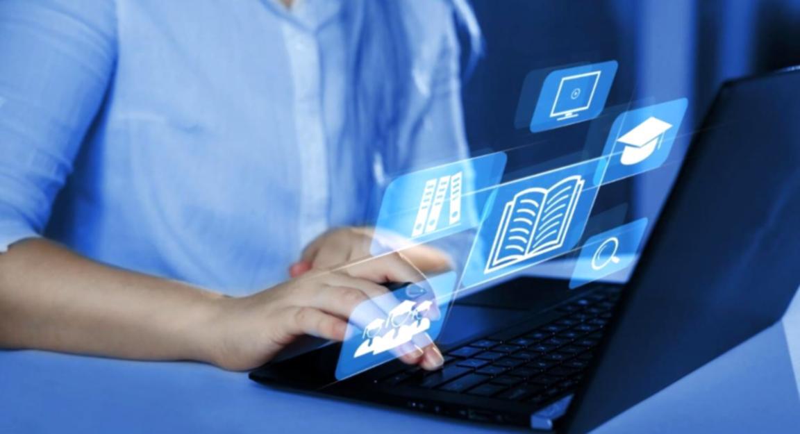 Financiële AI-analyse dashboard met datapunten en prognosemodellen